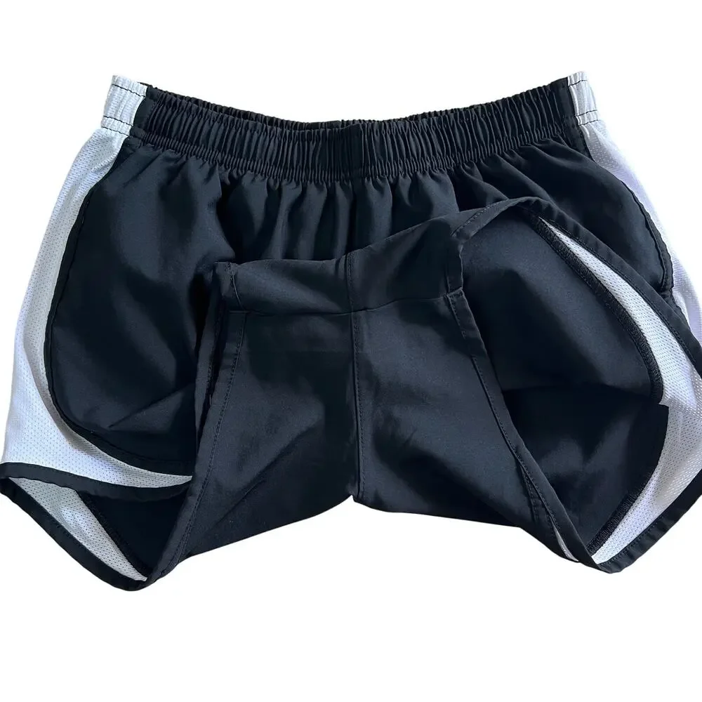Nike Dri-FIT Running Shorts Black White Lined Women’s Small - Picture 6 of 12